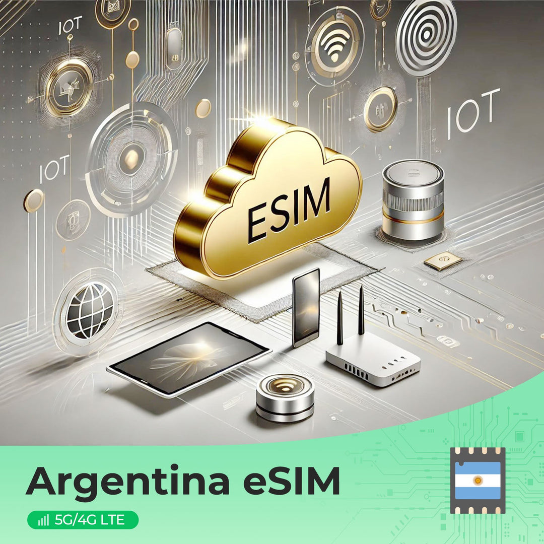 Argentinien Reise-eSIM: 4G/5G Highspeed-Daten im Telecom-Netz | Sofort-Aktivierung & Hotspot
