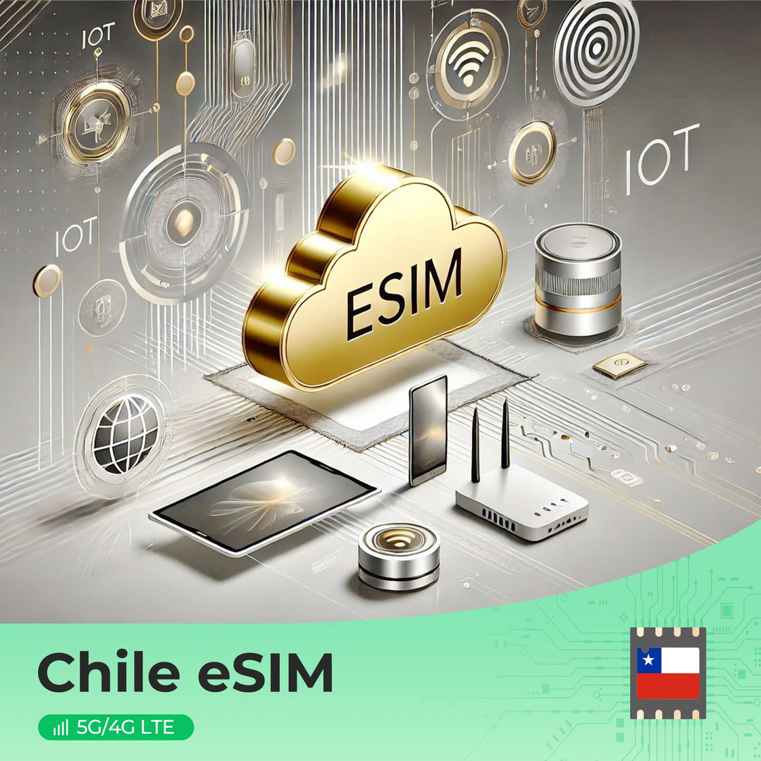 Chile Reise-eSIM: 4G/5G Highspeed-Daten | Dual-Netz (Entel & Telefónica) | Sofort-Aktivierung