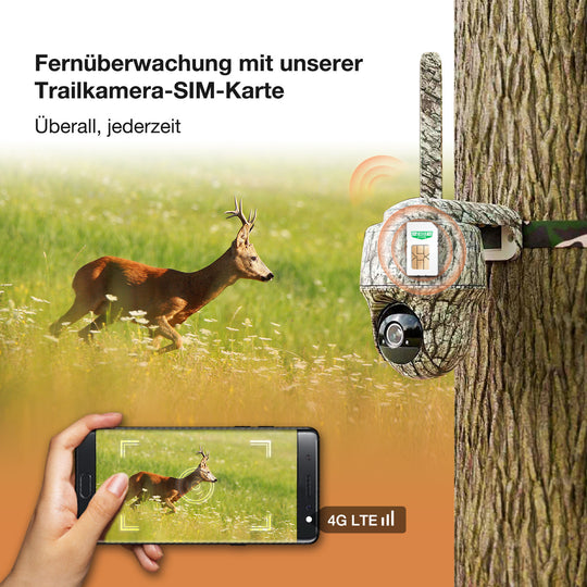 4G SIM-Karte für Wildkamera