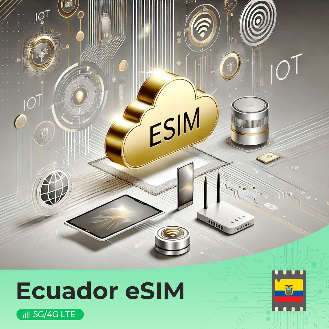 Ecuador Reise-eSIM: 4G/5G Highspeed-Daten | Dual-Netz (Claro & Movistar) | Sofort-Aktivierung