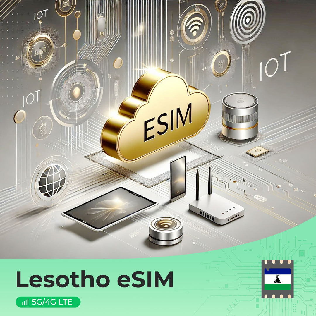Lesotho Reise-eSIM: 4G Highspeed-Daten im Vodacom-Netz | Sofort-Aktivierung & Hotspot
