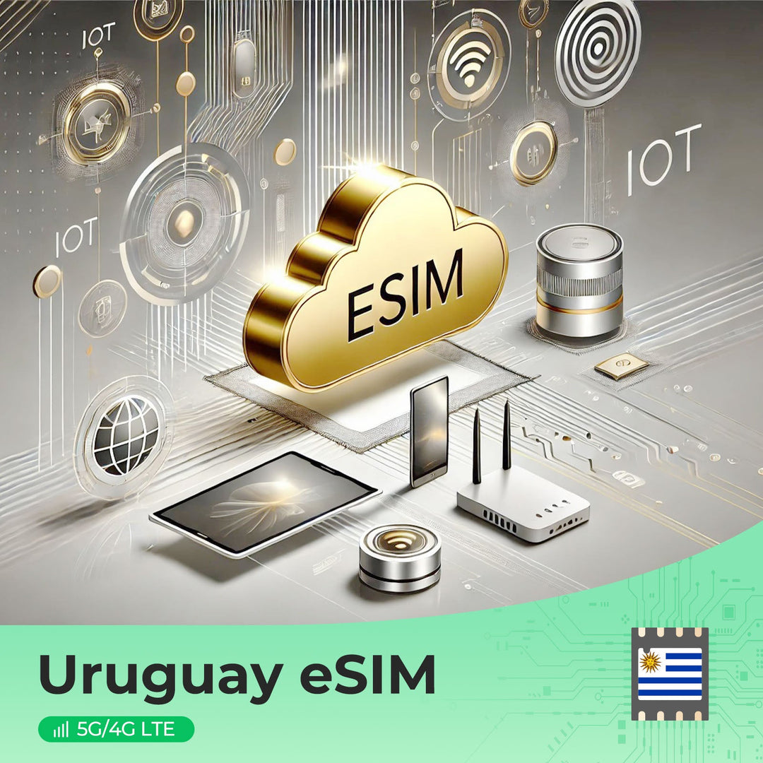 Uruguay Reise-eSIM: 4G/5G Highspeed-Daten | Dual-Netz (Antel & Telefónica) | Sofort-Aktivierung