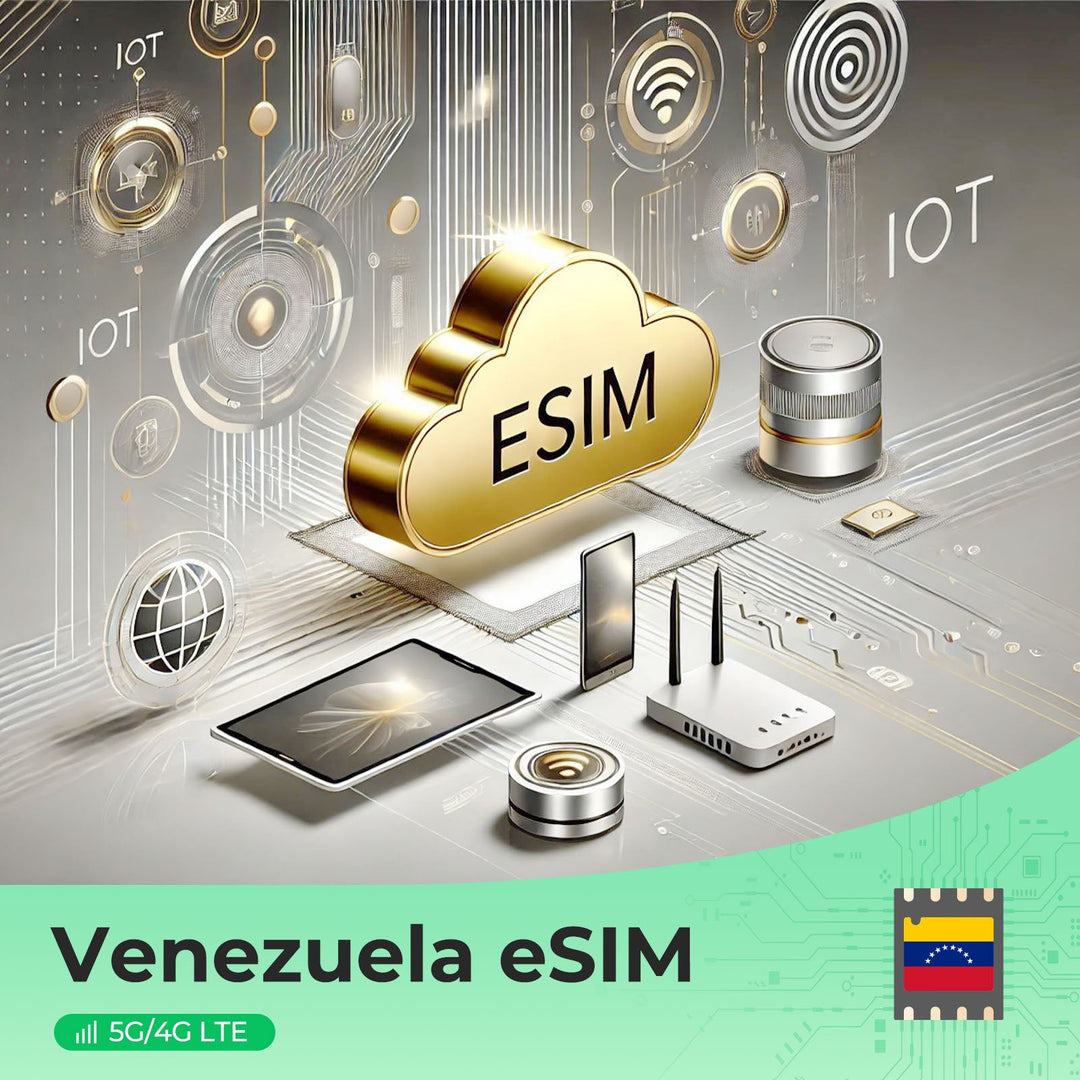 Venezuela Reise-eSIM: 4G/5G Highspeed-Daten im Telcel-Netz | Sofort-Aktivierung & Hotspot