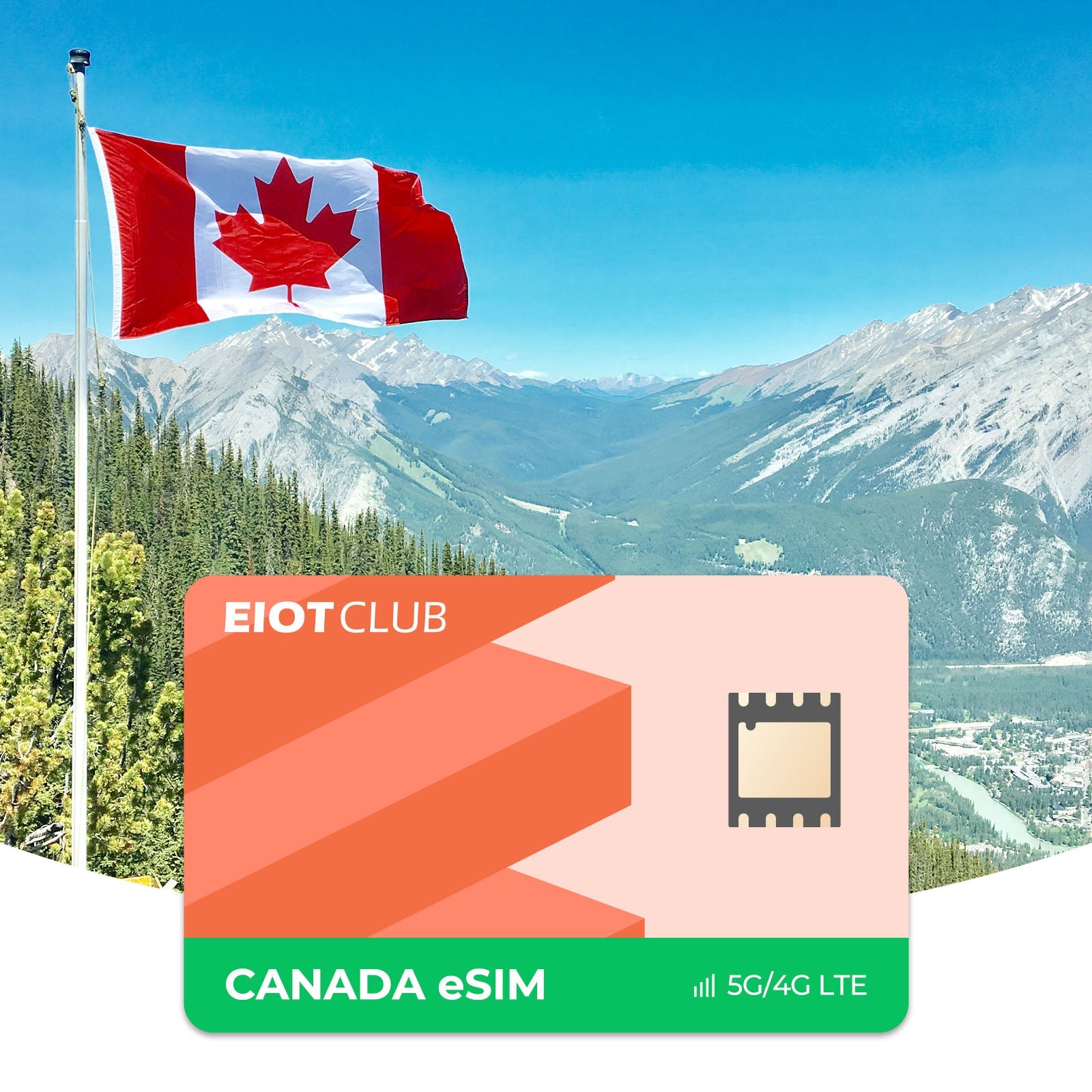 Kanada Prepaid-eSIM: 4G/5G Highspeed mit Hotspot – Roamingfrei im Rogers & Bell-Netz
