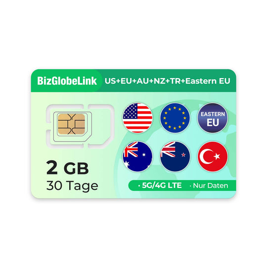 Eiotclub BizGlobeLink SIM-Karte für internationale Geschäftsreisen